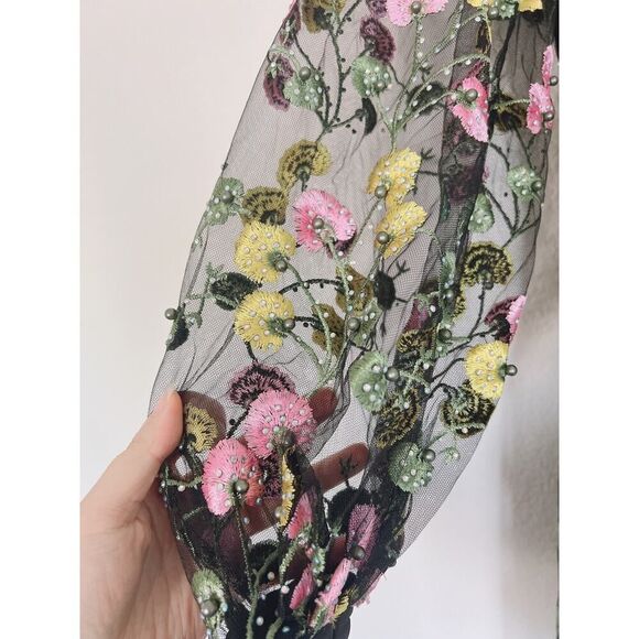 Zhivago WHITE RABBIT FLORAL DRESS size 2 - Picture 8 of 12